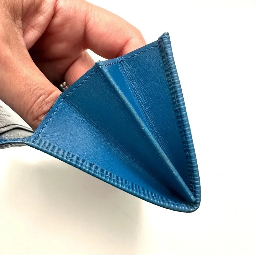 LV blue Epi Porte Minnaie Coin Wallet - Picture 5 of 11